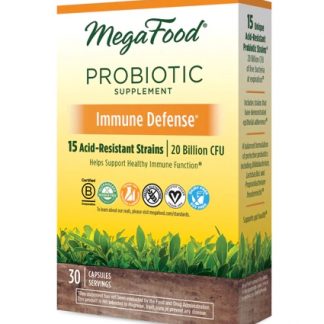 MegaFood Probiotic Immune Defense -- 20 billion cells - 30 Capsules