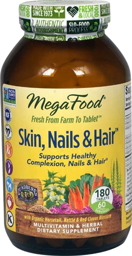MegaFood Skin Nails and Hair™ -- 180 Tablets