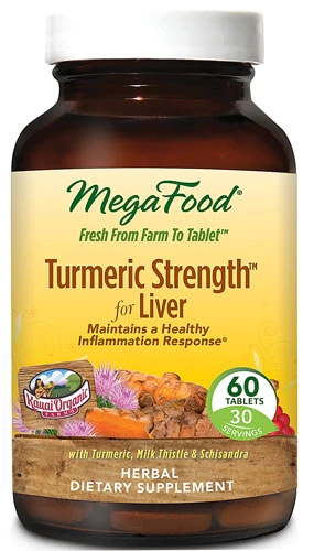 MegaFood Turmeric Strength™ for Liver -- 60 Tablets