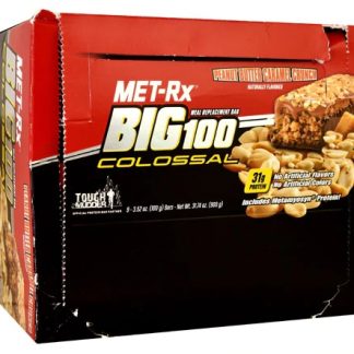 MET-Rx BIG 100 Meal Replacement Bar Peanut Butter Caramel -- 9 Bars