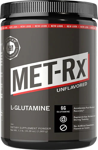 MET-Rx L-Glutamine Powder Unflavored -- 0.88 lb