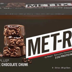 MET-Rx Protein Plus Protein Bar Chocolate Chunk -- 9 Bars