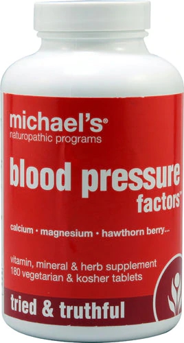Michael's Naturopathic Programs Blood Pressure Factors™ -- 180 Vegetarian Tablets