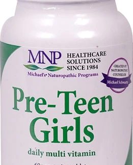 Michael's Naturopathic Programs Pre-Teen Girl's Daily Multivitamin -- 60 Vegetarian Tablets
