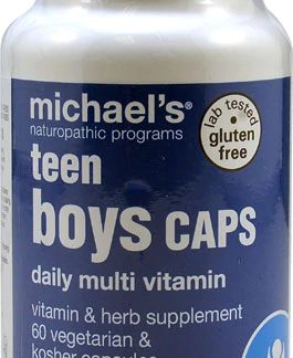 Michael's Naturopathic Programs Teen Boys Caps Daily Multi-Vitamin -- 60 Vegetarian & Kosher Capsules
