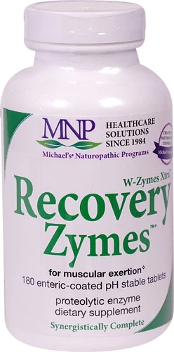 Michael's Naturopathic Programs W-Zymes Xtra™ Recovery Zymes™ -- 180 Enteric-Coated Tablets