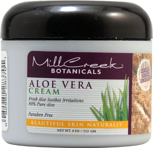 Mill Creek Botanicals Aloe Vera Cream -- 4 oz
