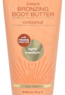 Mineral Fusion Instant Bronzing Body Butter Light/Medium Coconut -- 5 oz