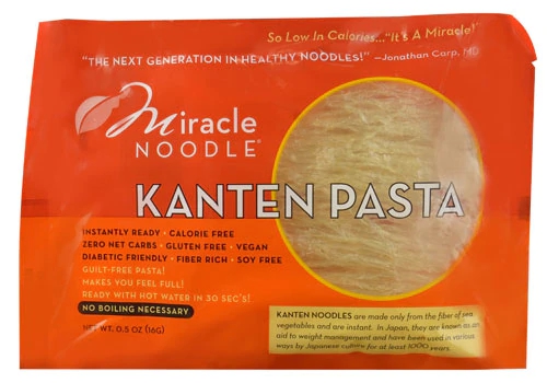 Miracle Noodle Kanten Pasta Gluten Free -- 0.5 oz