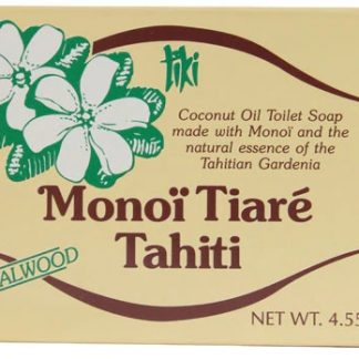 Monoi Tiare Tahiti Toilet Bar Soap Sandalwood Coconut Oil -- 4.6 oz