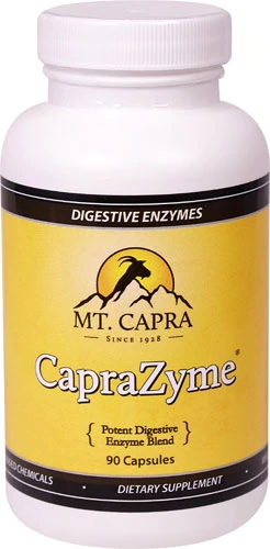 Mt. Capra Products CapraZyme™ -- 90 Vegetarian Capsules