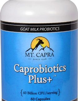 Mt. Capra Products Caprobiotics Plus+™ -- 60 billion CFU - 90 Capsules