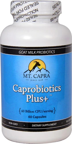 Mt. Capra Products Caprobiotics Plus+™ -- 60 billion CFU - 90 Capsules