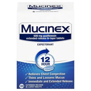 Mucinex Expectorant 12 Hour® -- 100 Tablets