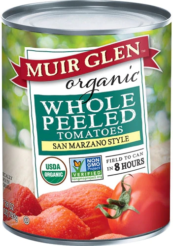 Muir Glen Organic Whole Peeled Tomatoes San Marzano Style -- 28 oz