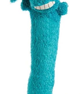 Multipet Loofa Dog Assorted Colors -- 1 Toy