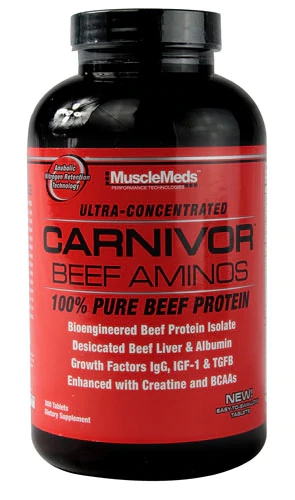 MuscleMeds Carnivor™ Beef Aminos -- 300 Tablets