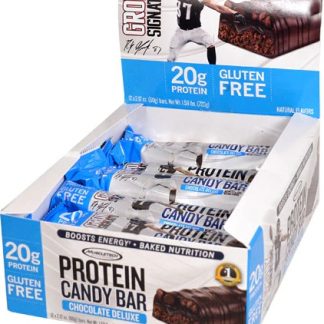 MuscleTech Gronk Signature Protein Candy Bar Chocolate Deluxe -- 12 Bars