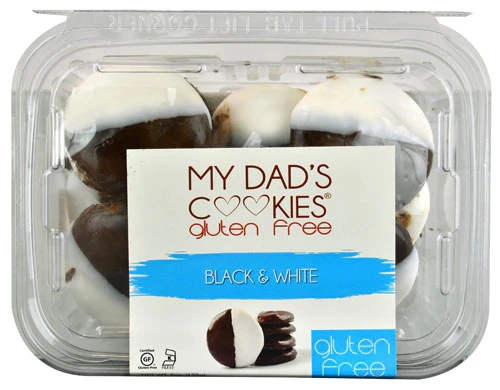 My Dad's Cookies Gluten Free Cookies Black & White -- 6 oz