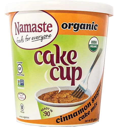 Namaste Foods Organic Cake Cup Mix Gluten Free Cinnamon Sugar -- 1 Cup