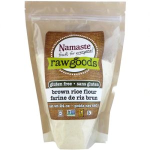 Namaste Foods Raw Goods Brown Rice Flour Gluten Free -- 24 oz