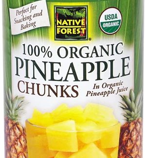 Native Forest 100% Organic Pineapple Chunks -- 14 oz