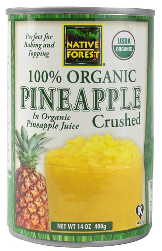 Native Forest Organic Pineapple Crushed -- 14 oz