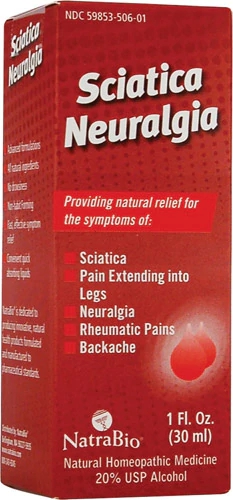 NatraBio Sciatica Neuralgia -- 1 fl oz