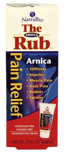 NatraBio The Arnica Rub™ Pain Relief Cream -- 2 oz