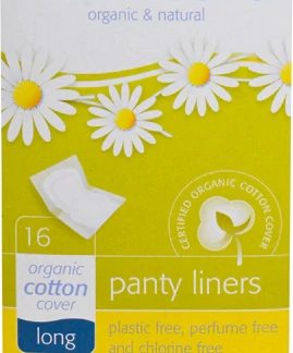 Natracare Organic & Natural Panty Liners Long -- 16 Pads