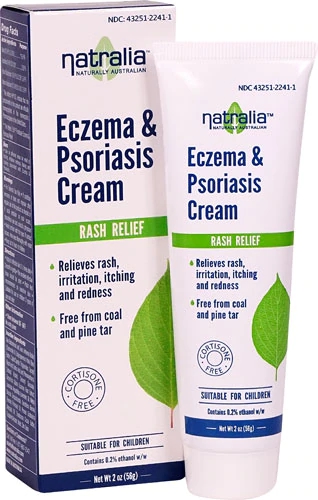 Natralia Eczema & Psoriasis Cream -- 2 oz