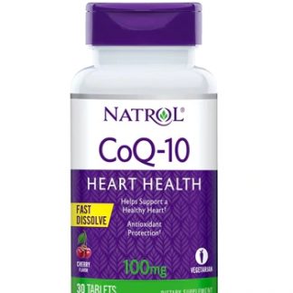 Natrol CoQ-10 Fast Dissolve Cherry -- 100 mg - 30 Tablets