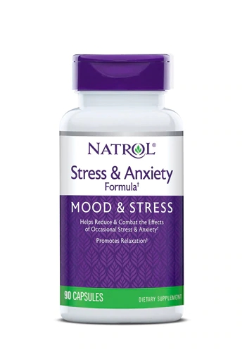 Natrol Stress and Anxiety Formula -- 90 Capsules