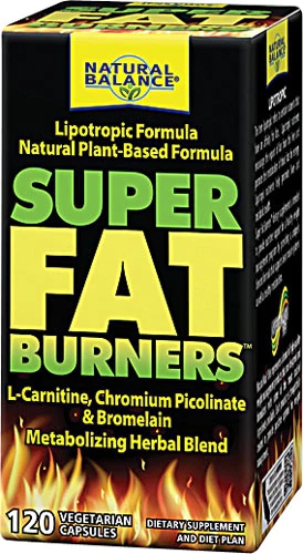 Natural Balance Super Fat Burners -- 120 Vegetarian Capsules