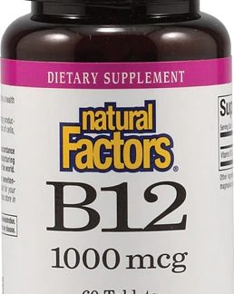 Natural Factors B12 -- 1000 mcg - 60 Tablets