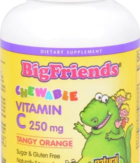 Natural Factors Big Friends® Chewable Vitamin C Tangy Orange -- 250 mg - 90 Chewable Tablets