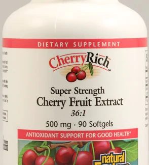 Natural Factors CherryRich™ Cherry Fruit Extract -- 90 Softgels