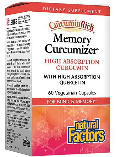 Natural Factors CurcuminRich® Memory Optimizer -- 60 Vegetarian Capsules