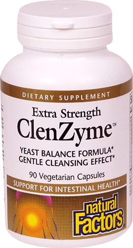 Natural Factors Extra Strength ClenZyme™ -- 90 Vegetarian Capsules
