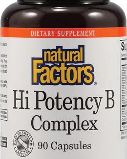 Natural Factors Hi Potency B Complex -- 90 Capsules