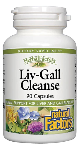 Natural Factors Liv-Gall Cleanse -- 90 Capsules
