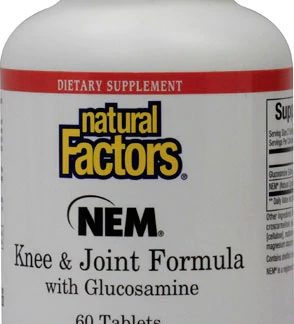 Natural Factors NEM® Knee & Joint Formula with Glucosamine -- 60 Tablets