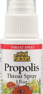Natural Factors Propolis Throat Spray -- 1 fl oz