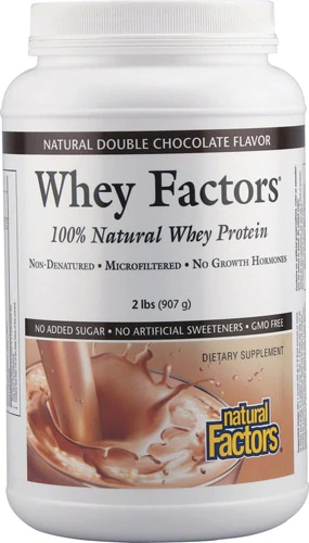 Natural Factors Whey Factors® Double Chocolate -- 2 lbs