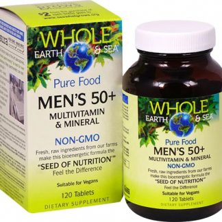 Natural Factors Whole Earth & Sea® Men's 50 plus Mutlivitamin & Mineral -- 120 Tablets