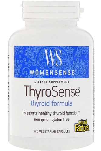 Natural Factors WomenSense ThyroSense® -- 120 Vegetarian Capsules