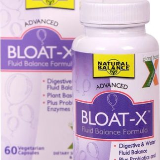 Natural Max Bloat-X™ Fluid Balance Formula -- 60 Vegetarian Capsules