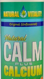 Natural Vitality Calm Magnesium Plus Calcium Original Unflavored -- 8 oz