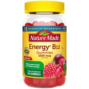 Nature Made Energy B12 Adult Gummies Cherry & Mixed Berries -- 150 Gummies