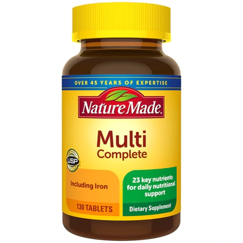 Nature Made Multi Complete with Iron -- 130 Tablets